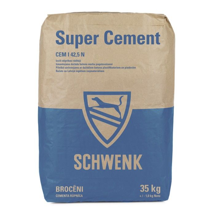 Portlandcements CEM I 42,5 N Super cement 35kg